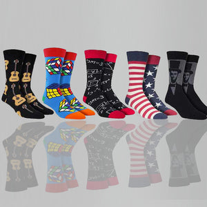 Cool socks for men, cat socks , guitar socks, funny socks