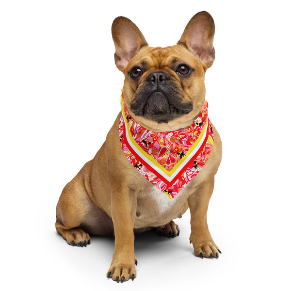 Poochie Dog Bandana in Red