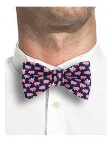 Flying Pig Bow Tie