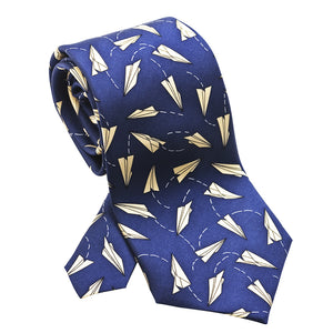 Paper Airplanes Necktie