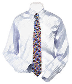 Pixelated Plumber Necktie