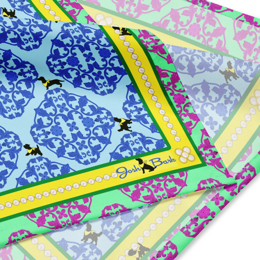 Sweet Provence Dog Bandana in Blue