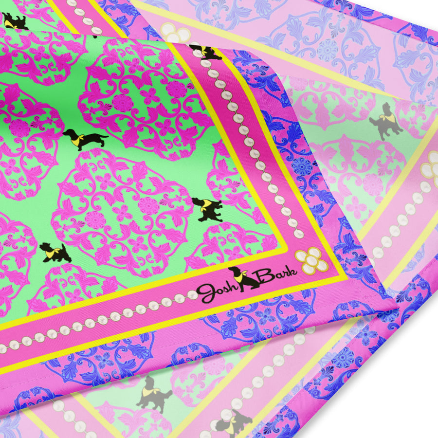 Sweet Provence Dog Bandana in Green