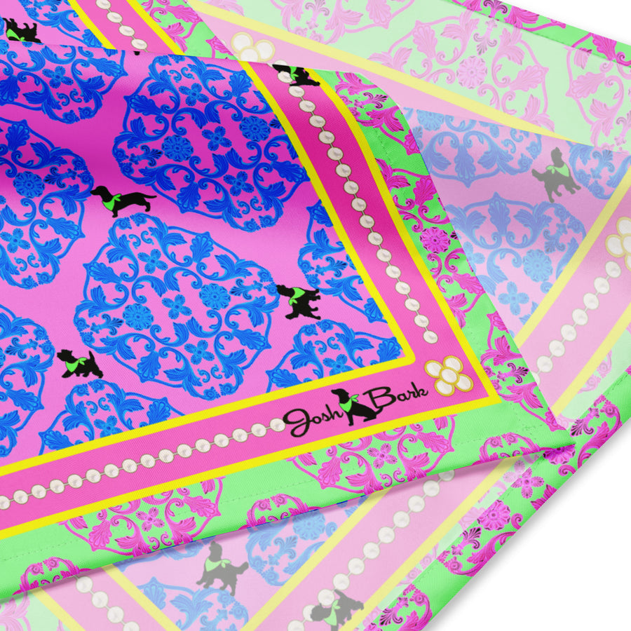 Sweet Provence Dog Bandana in Pink