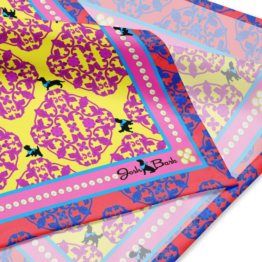 Sweet Provence Dog Bandana in Yellow