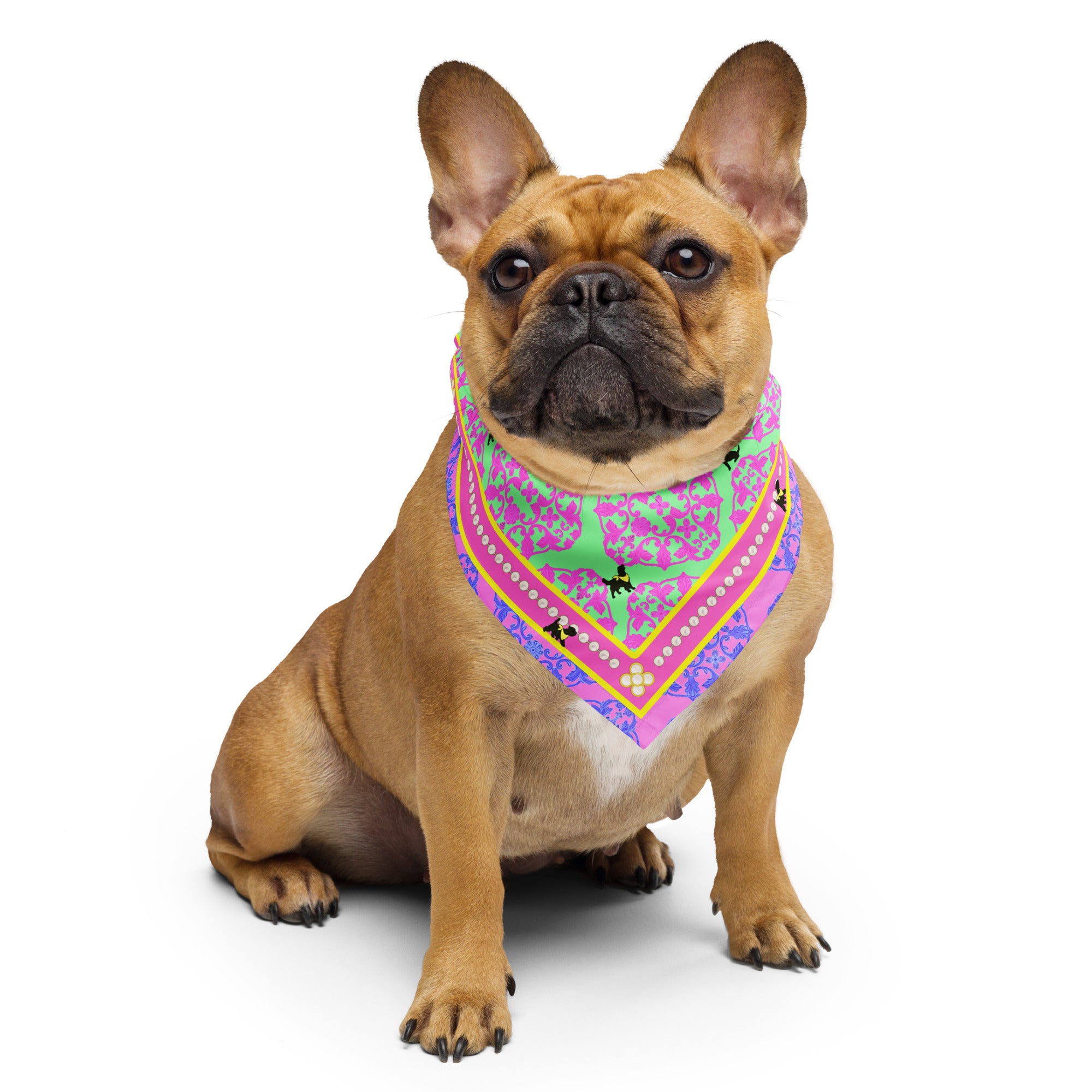 Sweet Provence Dog Bandana in Green