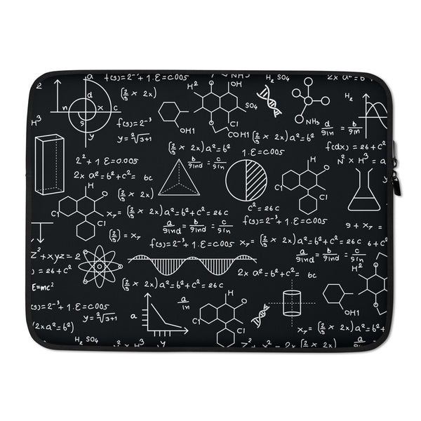Science STEM Formulas Laptop Sleeve - Josh Bach Limited