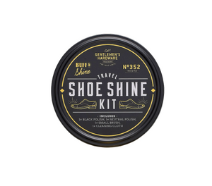 Travel Shoe Shine Tin