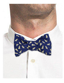 Paper Airplanes Bow Tie