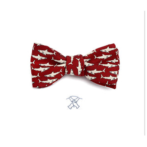 Sharks Swimming Bow Tie