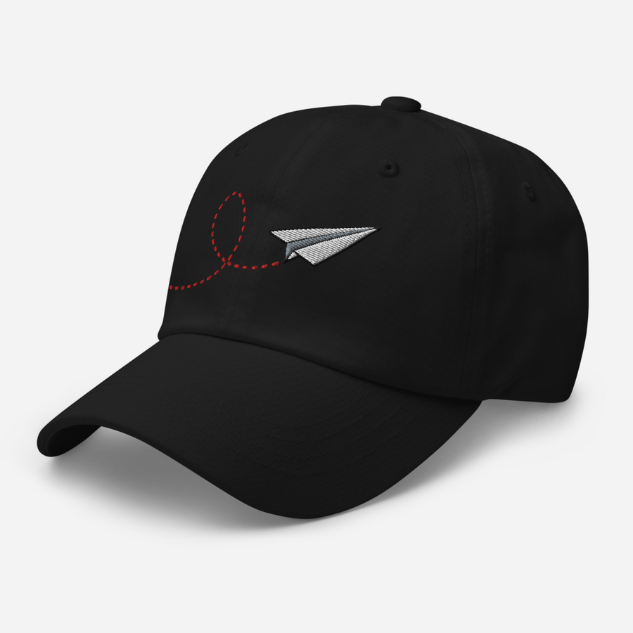 Paper Airplane Baseball Cap.