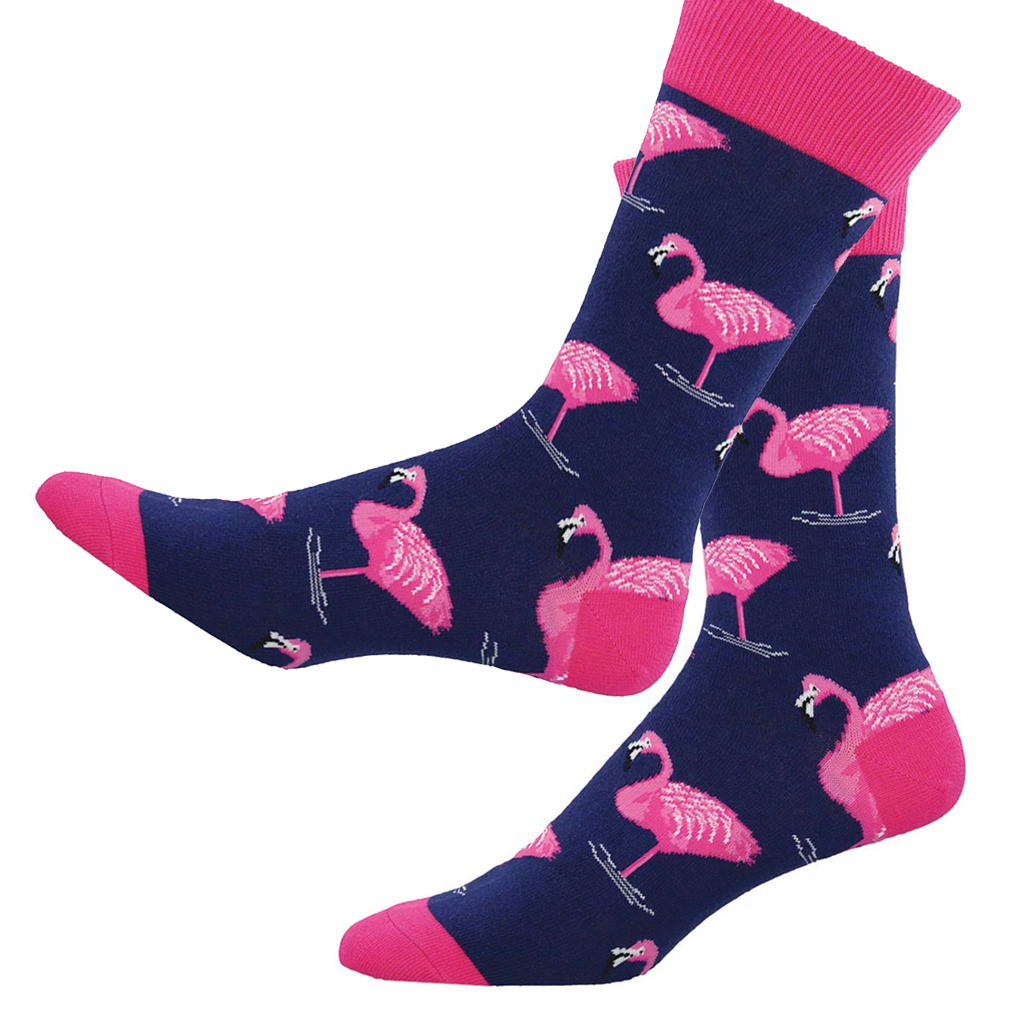 Pink Flamingo Socks Josh Bach Limited