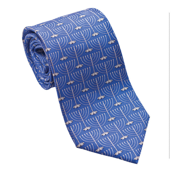 Menorah Necktie - Boys